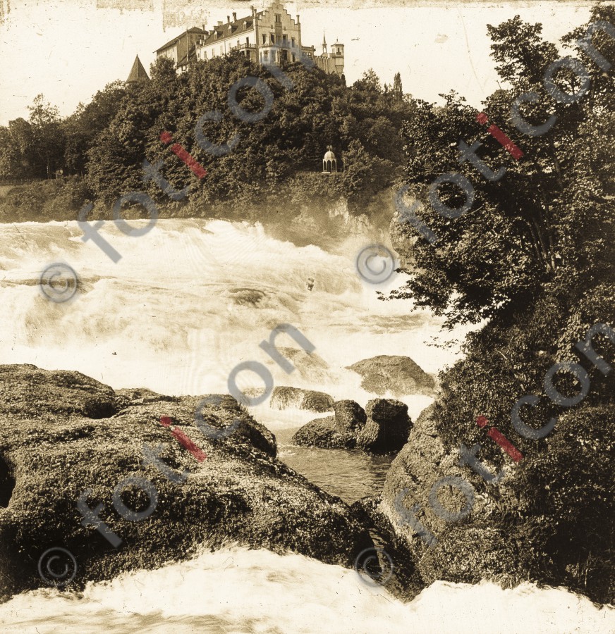 Rheinfall bei Schaffhausen | Rhine Falls at Schaffhausen (foticon-600-roesch-roe01-sw-3.jpg)